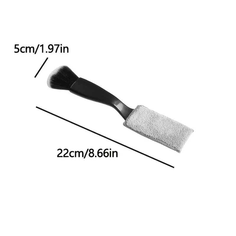 Brosse de nettoyage pour grilles d'aération de climatisation, outil de détailing intérieur automobile 6