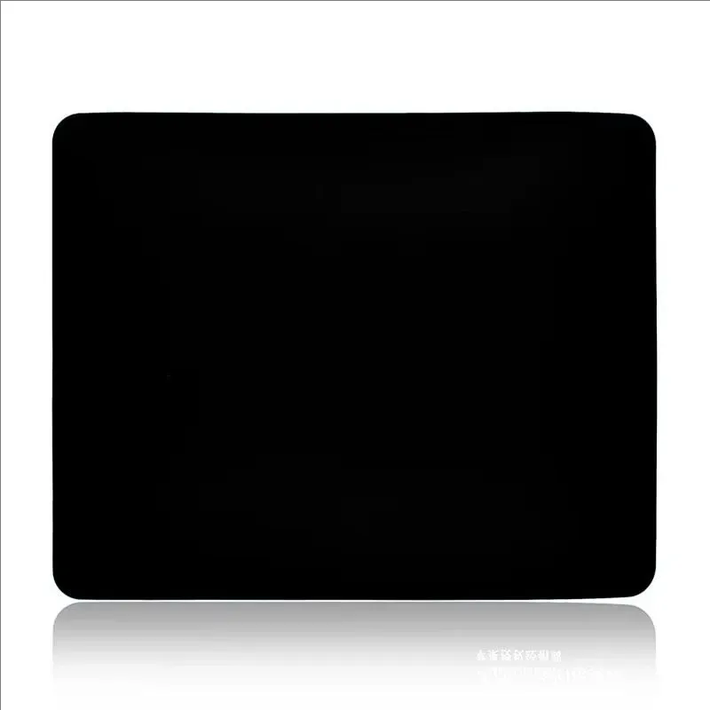 Tapis de souris gaming Esports universel pour ordinateur de bureau et portable, design épuré, noir, base en caoutchouc antidérapante, format compact 2