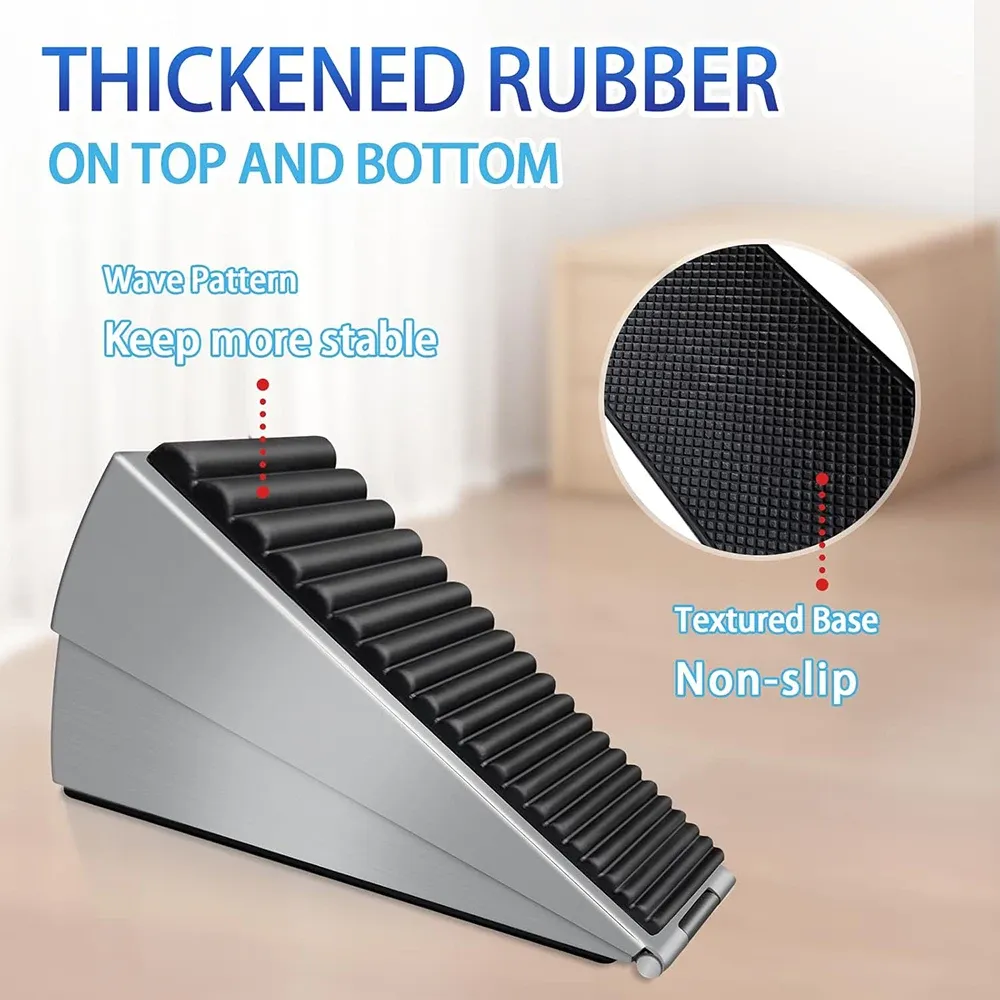 Butée de porte renforcée à ressort, protection anti-collision, butée de porte coupe-vent 5