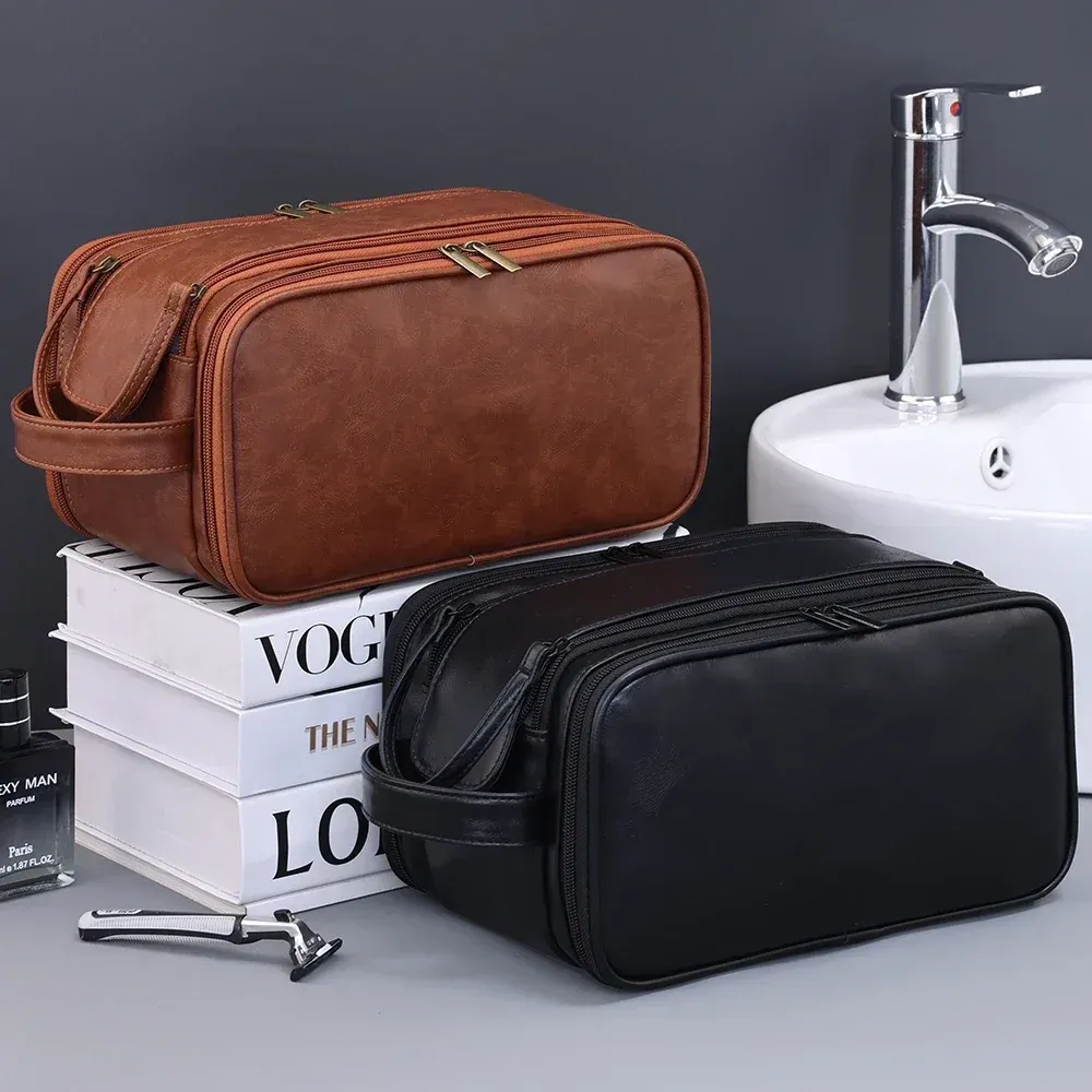 Vue détaillée de la trousse de toilette