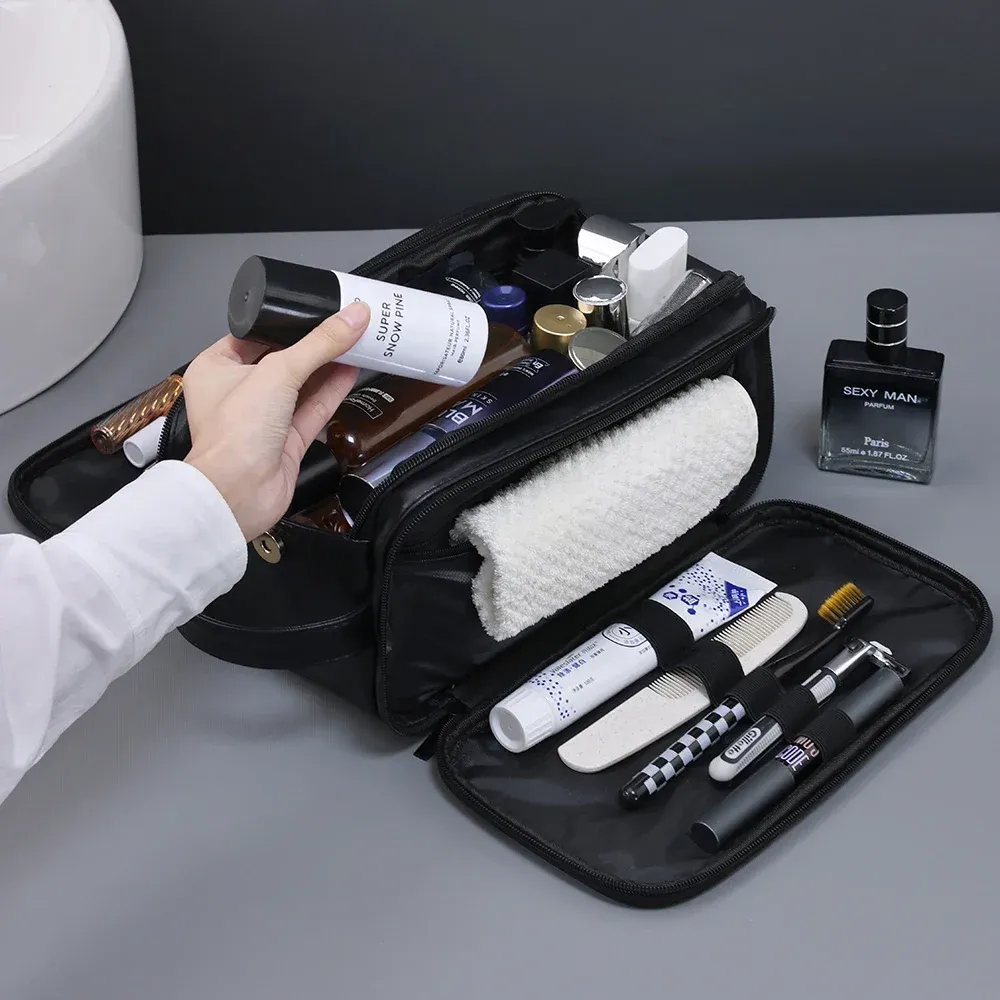 Trousse de toilette en situation