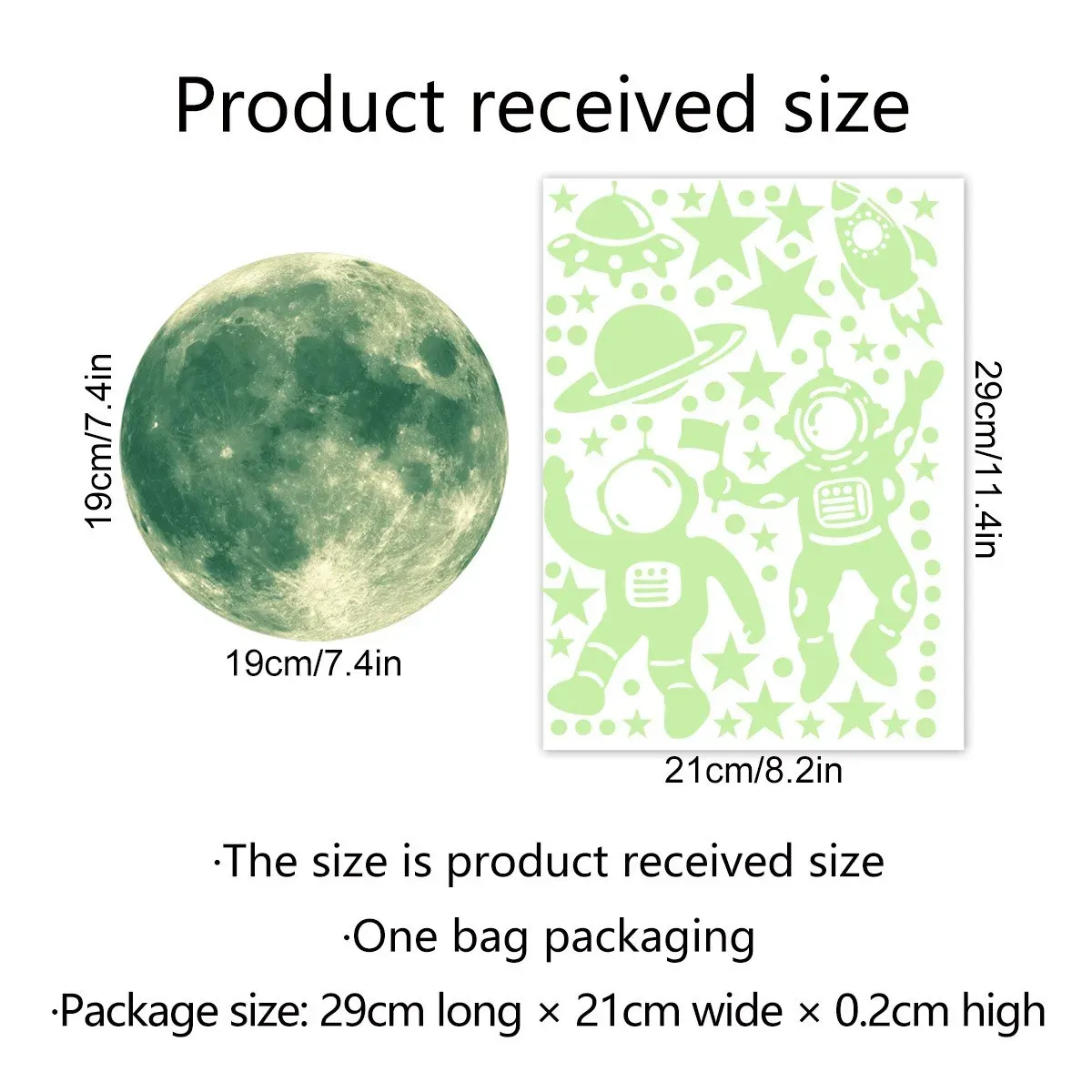 Décor de chambre lune et étoiles pour enfant