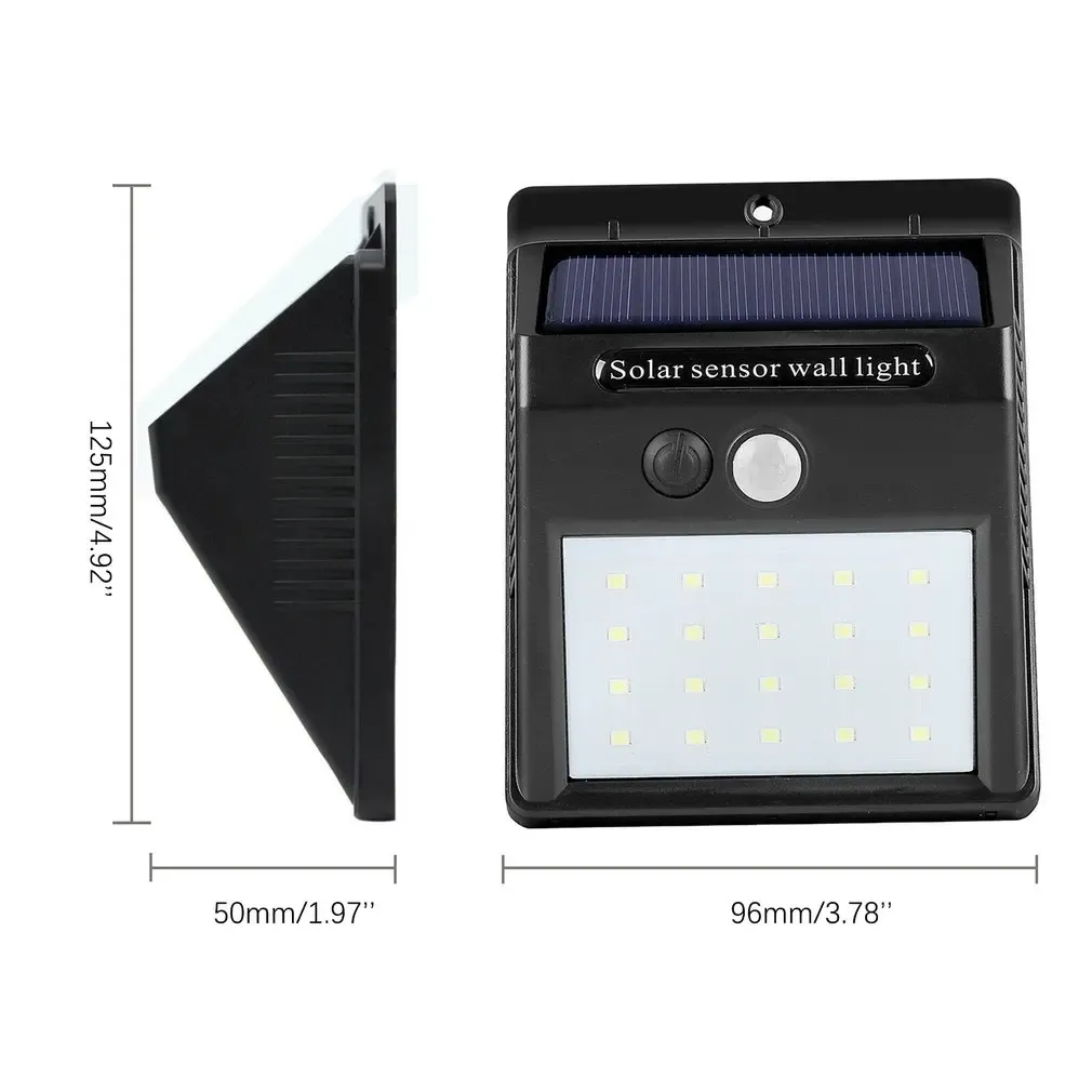 Détail du design de l'applique solaire