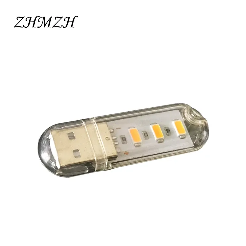 Lampe LED portable USB 3 LED 1,5 W, lampe de lecture, veilleuse USB, mini lampe de livre, alimentation par batterie externe DC 5 V, 12 couleurs 17