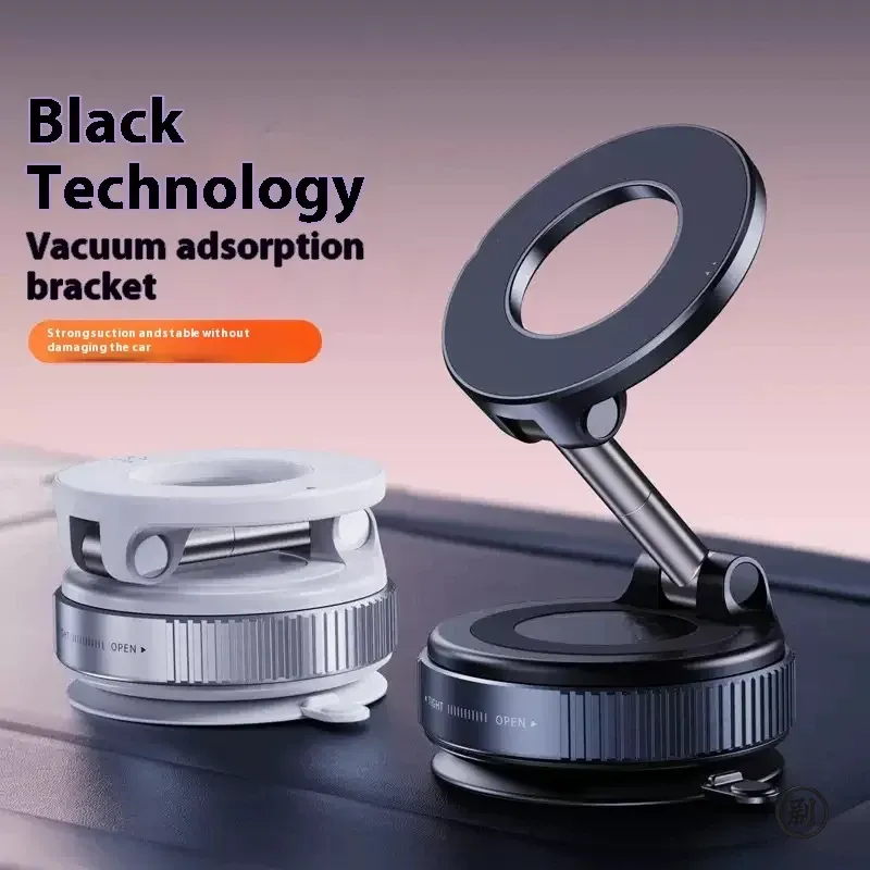 Support de téléphone magnétique puissant pour voiture, design pliable à 360° – Support réglable à ventouse pour voiture, bureau, salle de bain et usage universel 2