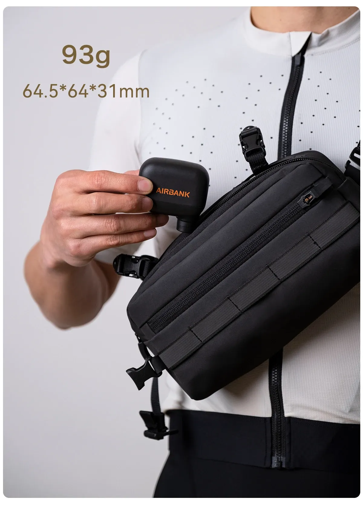 Détails du design de la mini pompe à vélo