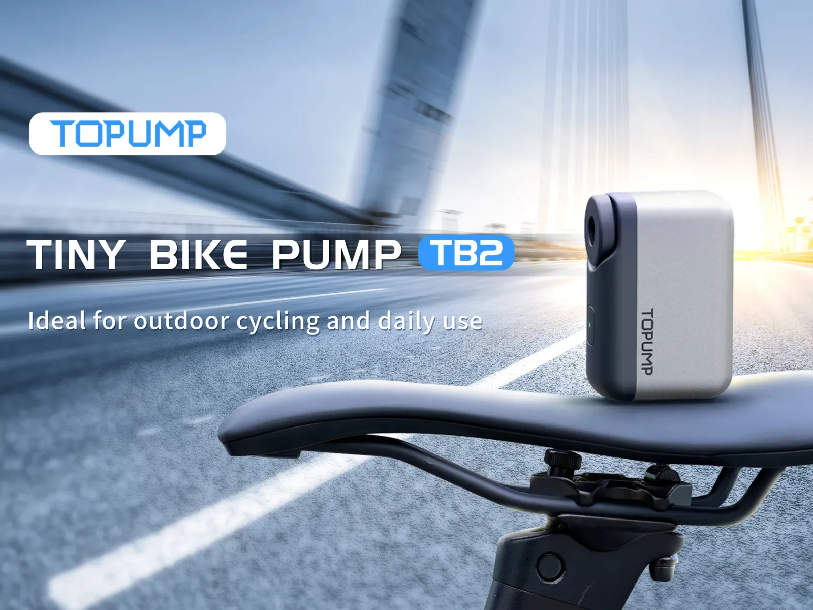 Mini pompe à vélo, utilisation sur le terrain