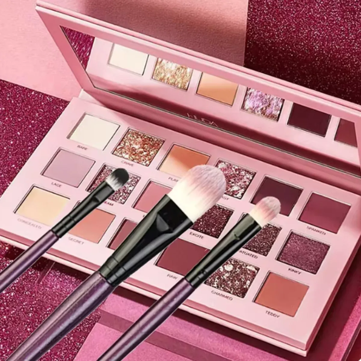 Ensemble de 20 pinceaux de maquillage : pinceau eyeliner, pinceau de estompage, pinceaux pour joues, yeux et fond de teint 5