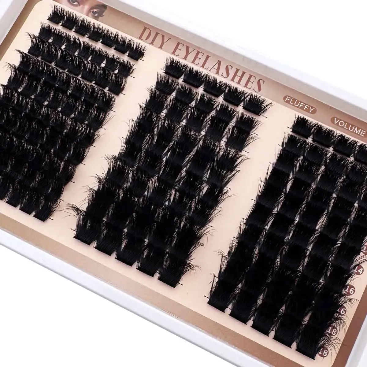 Faux cils de qualité supérieure