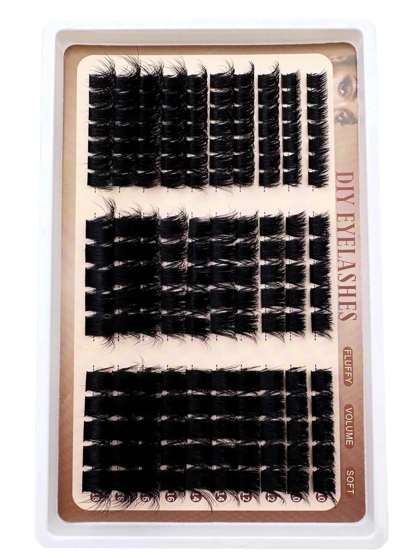 Faux cils à faire soi-même, mise en situation
