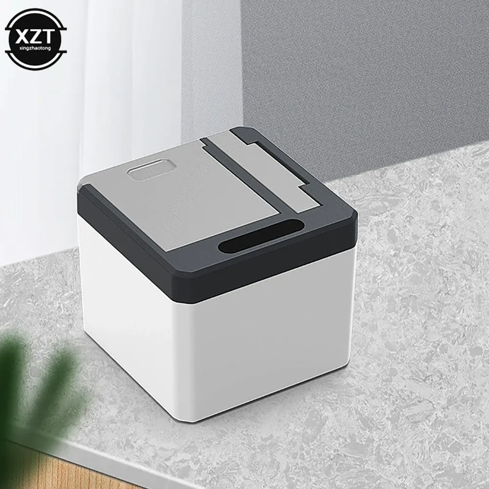 Distributeur automatique intelligent de cure-dents électrique avec capteur, conteneur de cure-dents et organisateur d'accessoires de cuisine 4