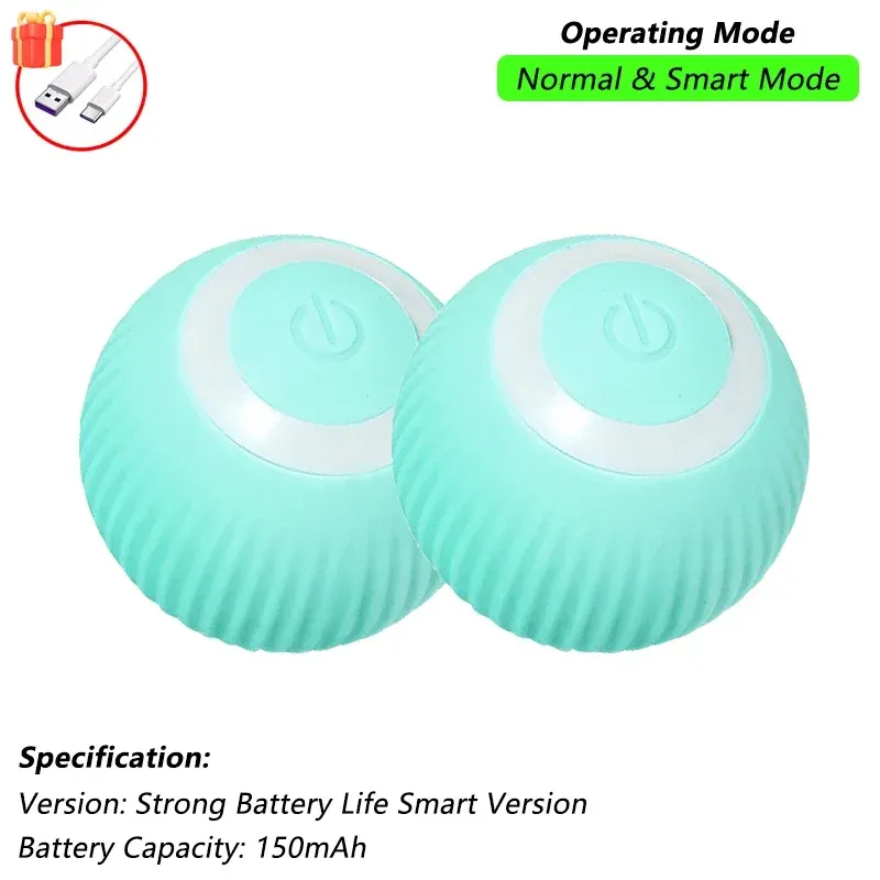 Jouet interactif pour chat iLMH, balle roulante automatique rechargeable avec fausse queue, jouet électrique intelligent imitant une souris (lot de 1 ou 2) 8