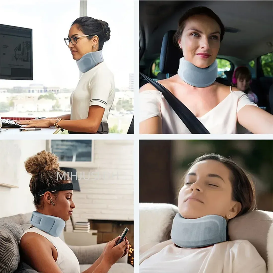Oreiller cervical, vue sous un autre angle