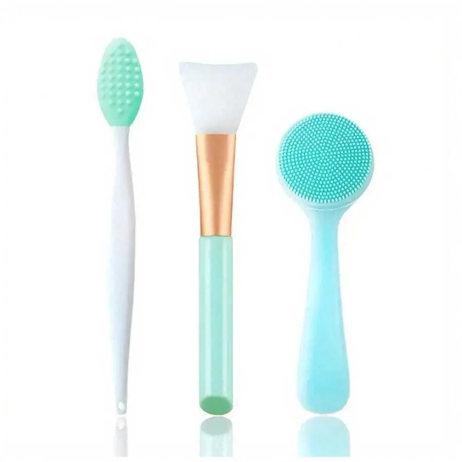 Ensemble de brosses de nettoyage du visage en silicone