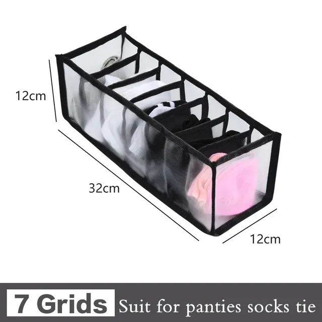 Organisateur de tiroir pour sous-vêtements, boîte de rangement pliable, organisateurs de placard, diviseur de tiroir, boîtes de rangement pour sous-vêtements, chaussettes, soutien-gorge 20