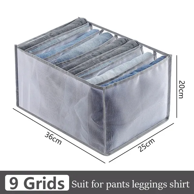Organisateur de tiroir pour sous-vêtements, boîte de rangement pliable, organisateurs de placard, diviseur de tiroir, boîtes de rangement pour sous-vêtements, chaussettes, soutien-gorge 10