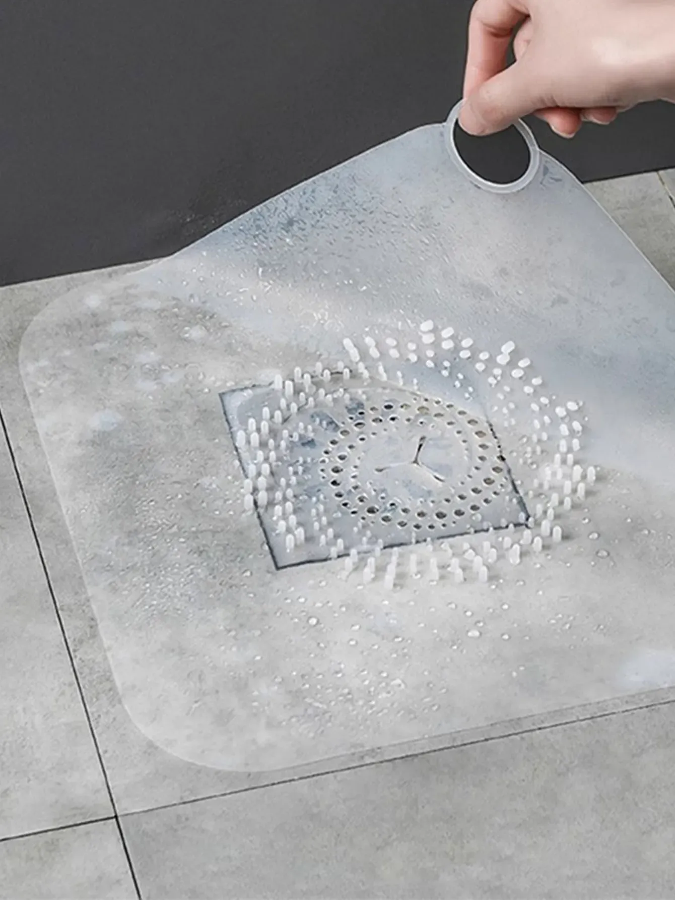 Filtre de vidange de sol en silicone, présentation produit