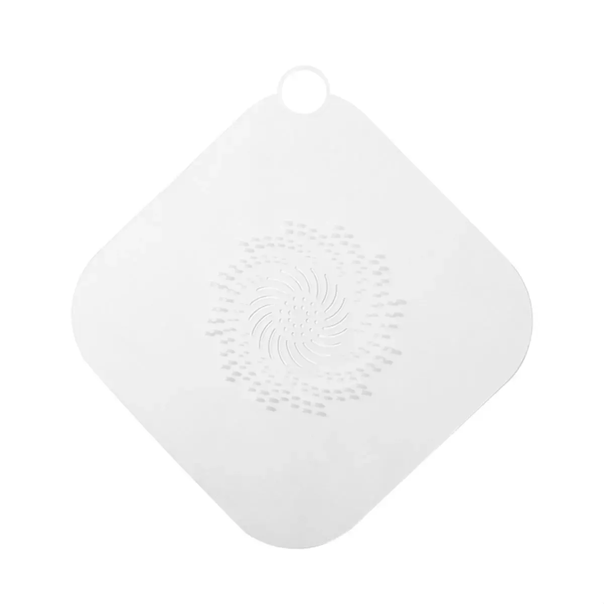 Filtre de vidange de sol en silicone, 28 x 28 cm, avec capture-cheveux pour douche et baignoire 7