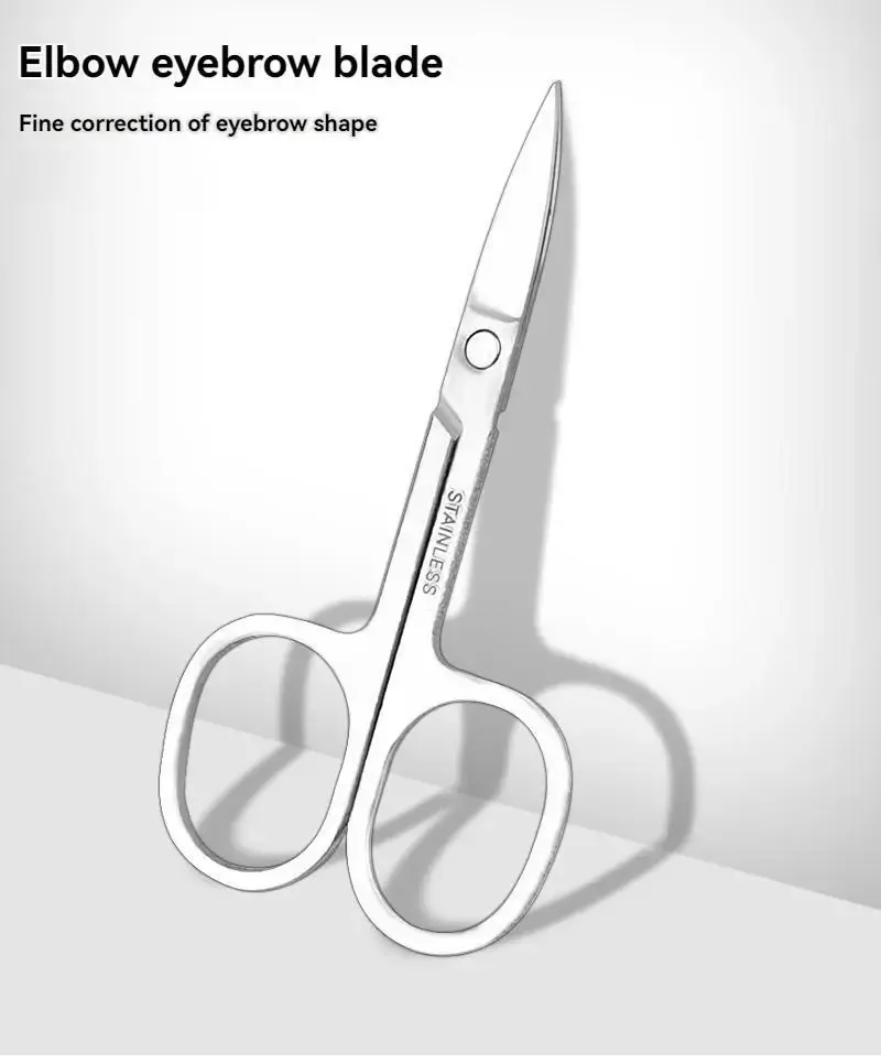 Détail des outils de manucure en acier inoxydable