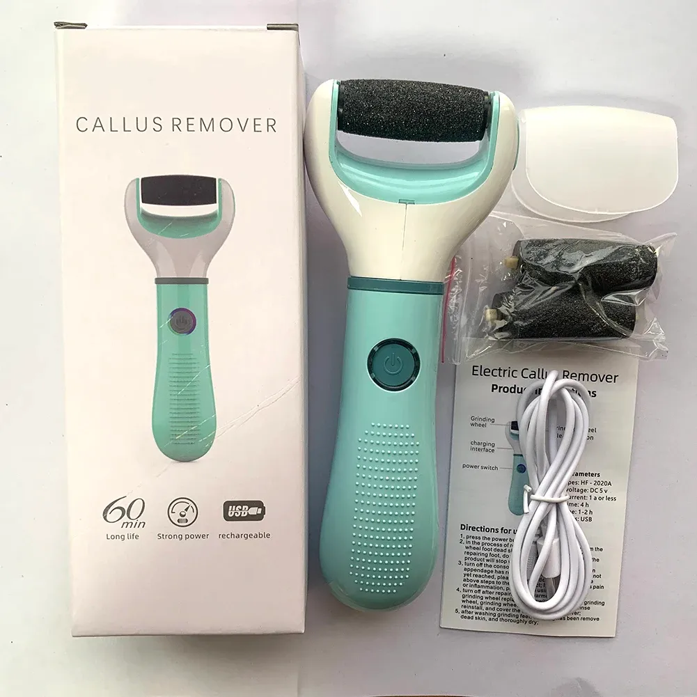 Râpe électrique rechargeable pour les pieds, élimine les peaux mortes et les callosités, utilisable à sec ou à l'humide 7