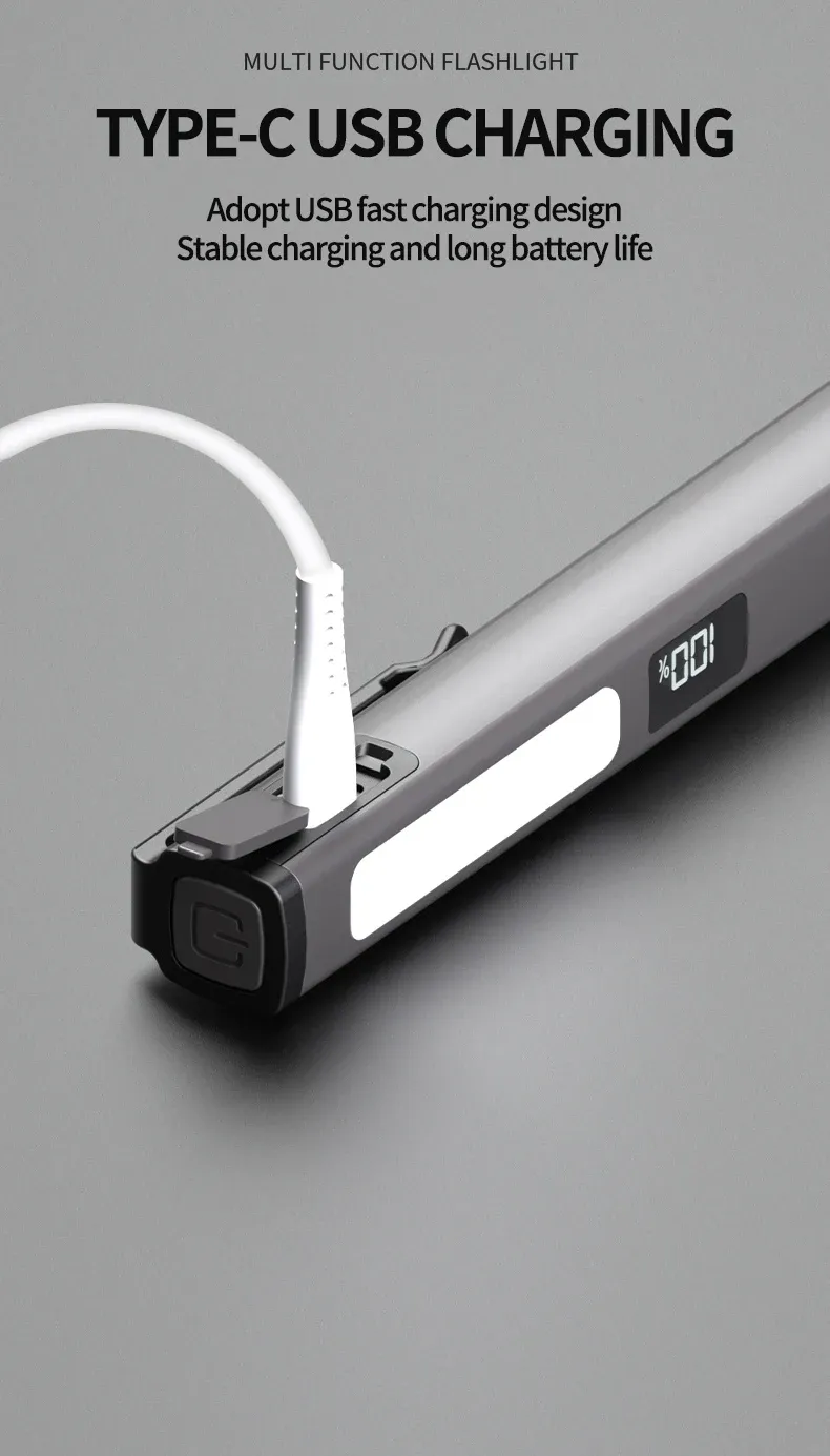 Lampe stylo, finition soignée