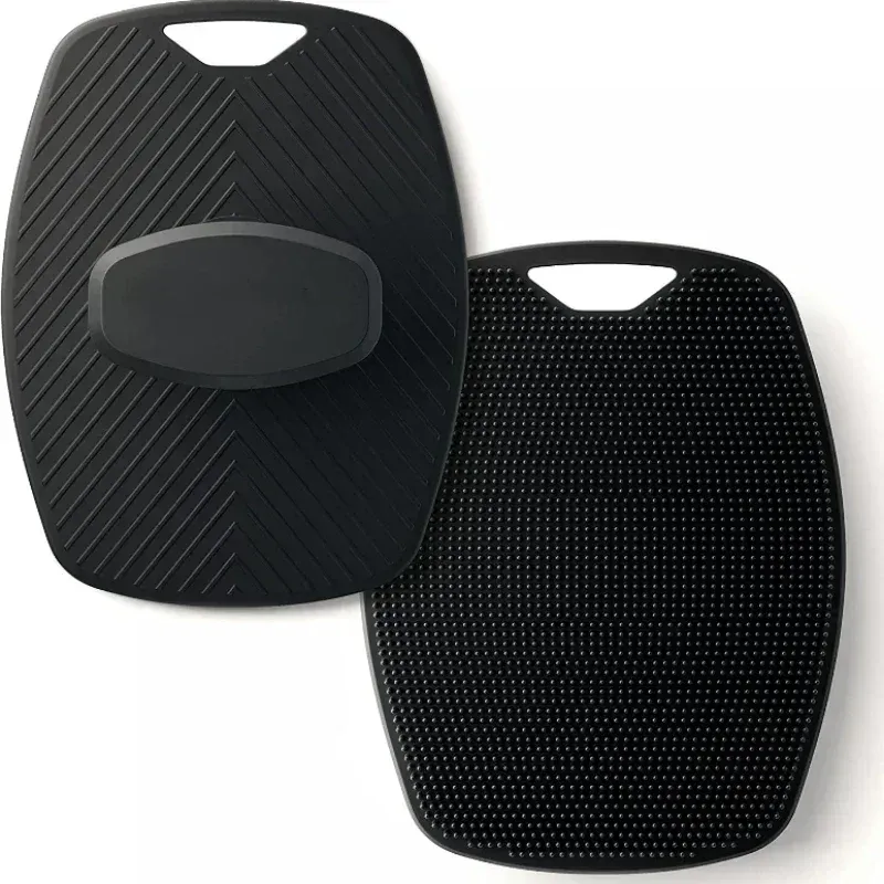 Gant exfoliant en silicone, poignée ergonomique