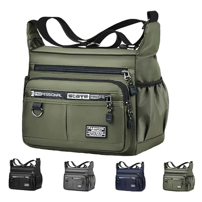 Sac bandoulière homme multicouches