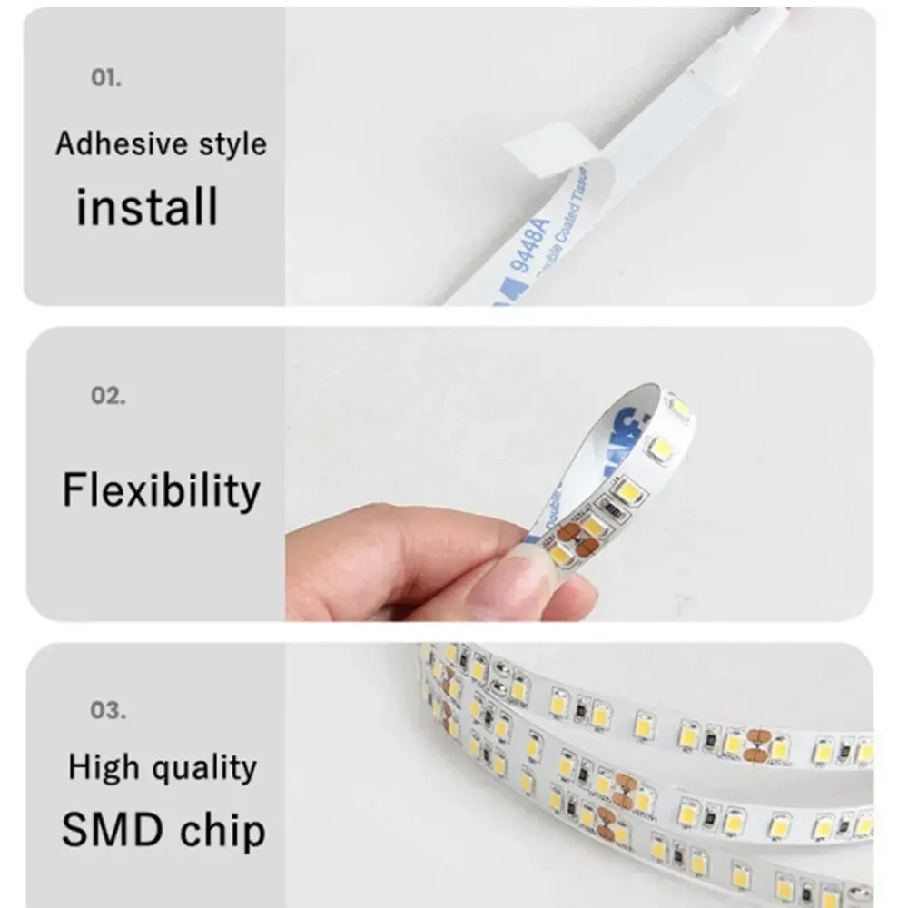 Ruban LED décoratif sous un meuble