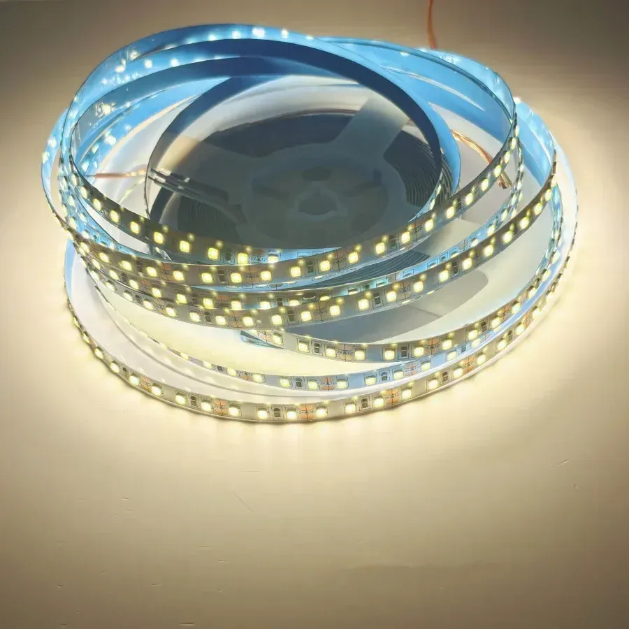 Bande LED 2835 DC12V 120 LED/m, ruban lumineux flexible et découpable pour décoration intérieure, disponible en rouge, bleu, vert, jaune, rose et glace 8