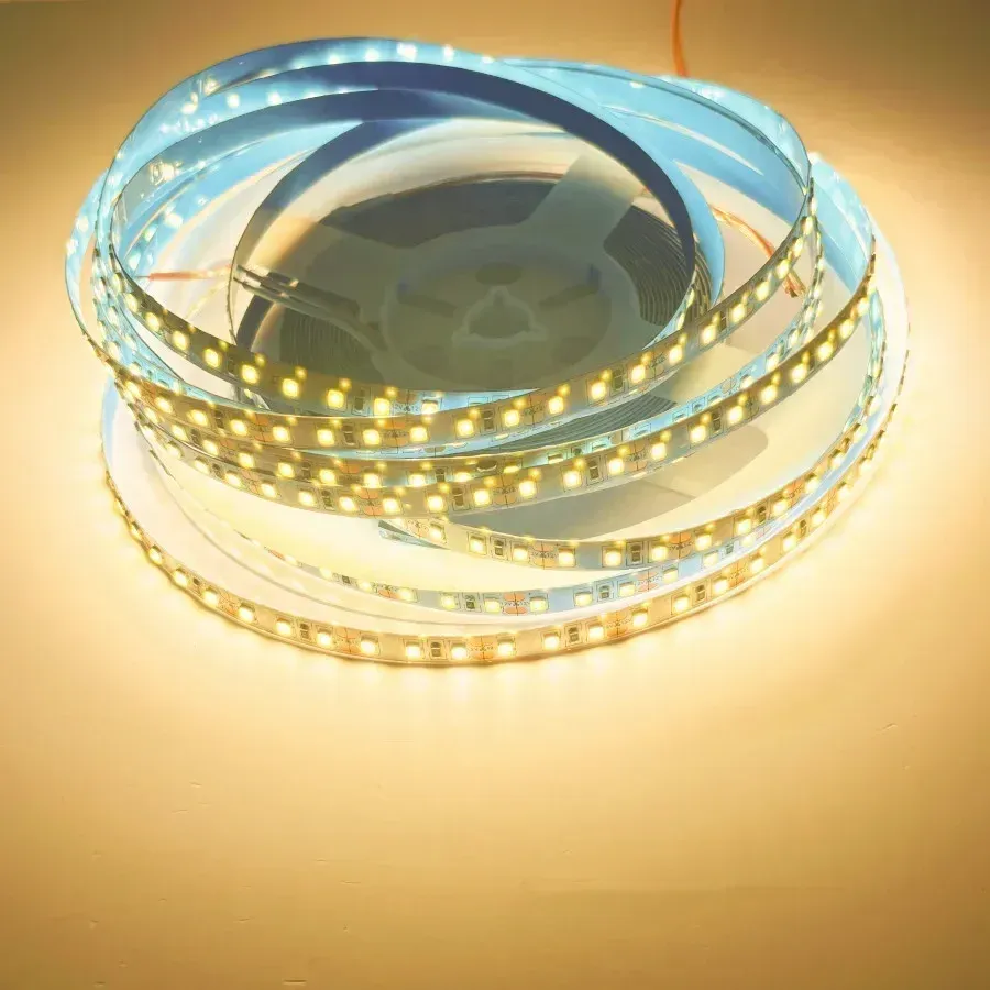 Bande LED 2835 DC12V 120 LED/m, ruban lumineux flexible et découpable pour décoration intérieure, disponible en rouge, bleu, vert, jaune, rose et glace 7