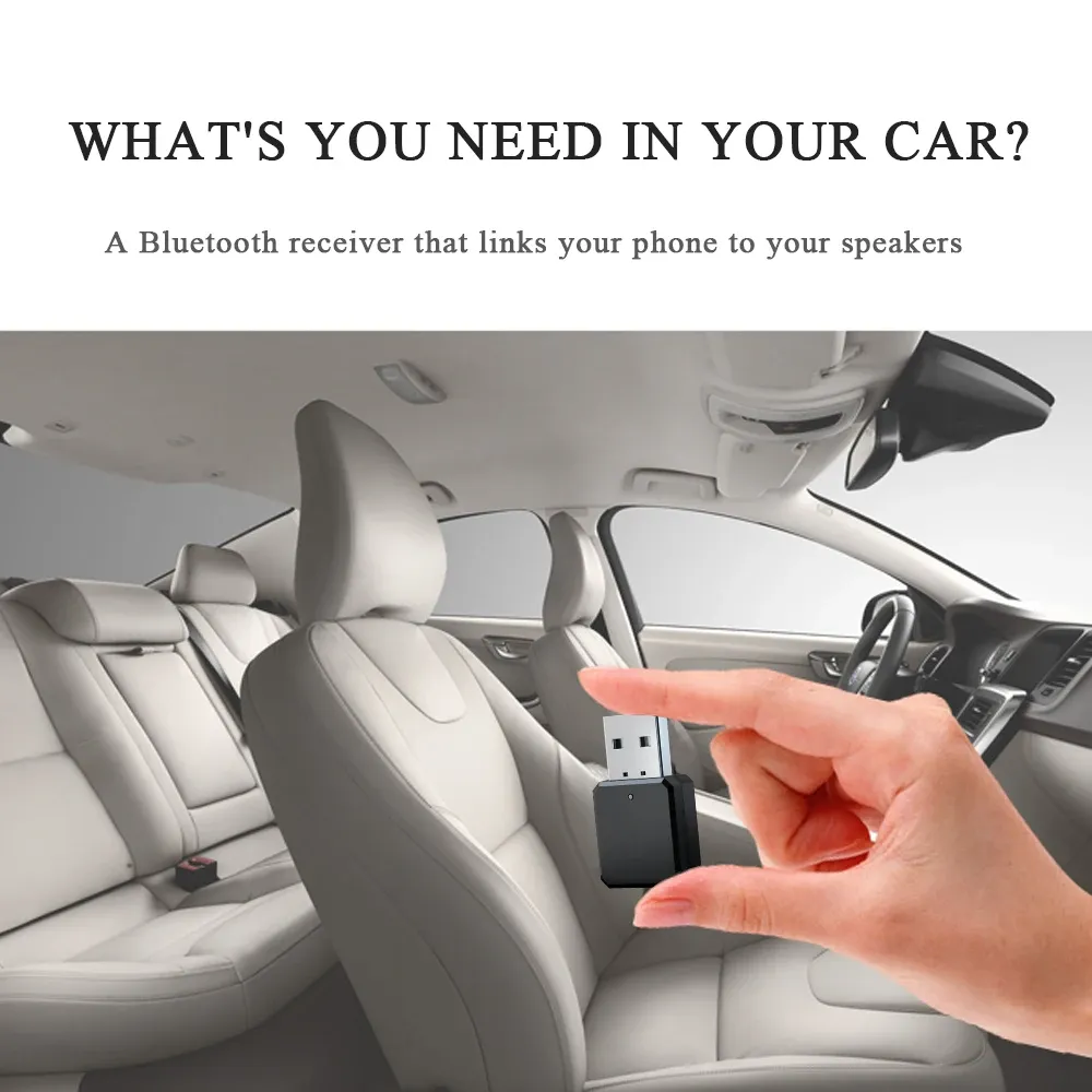 Récepteur Bluetooth pour voiture, lecture audio