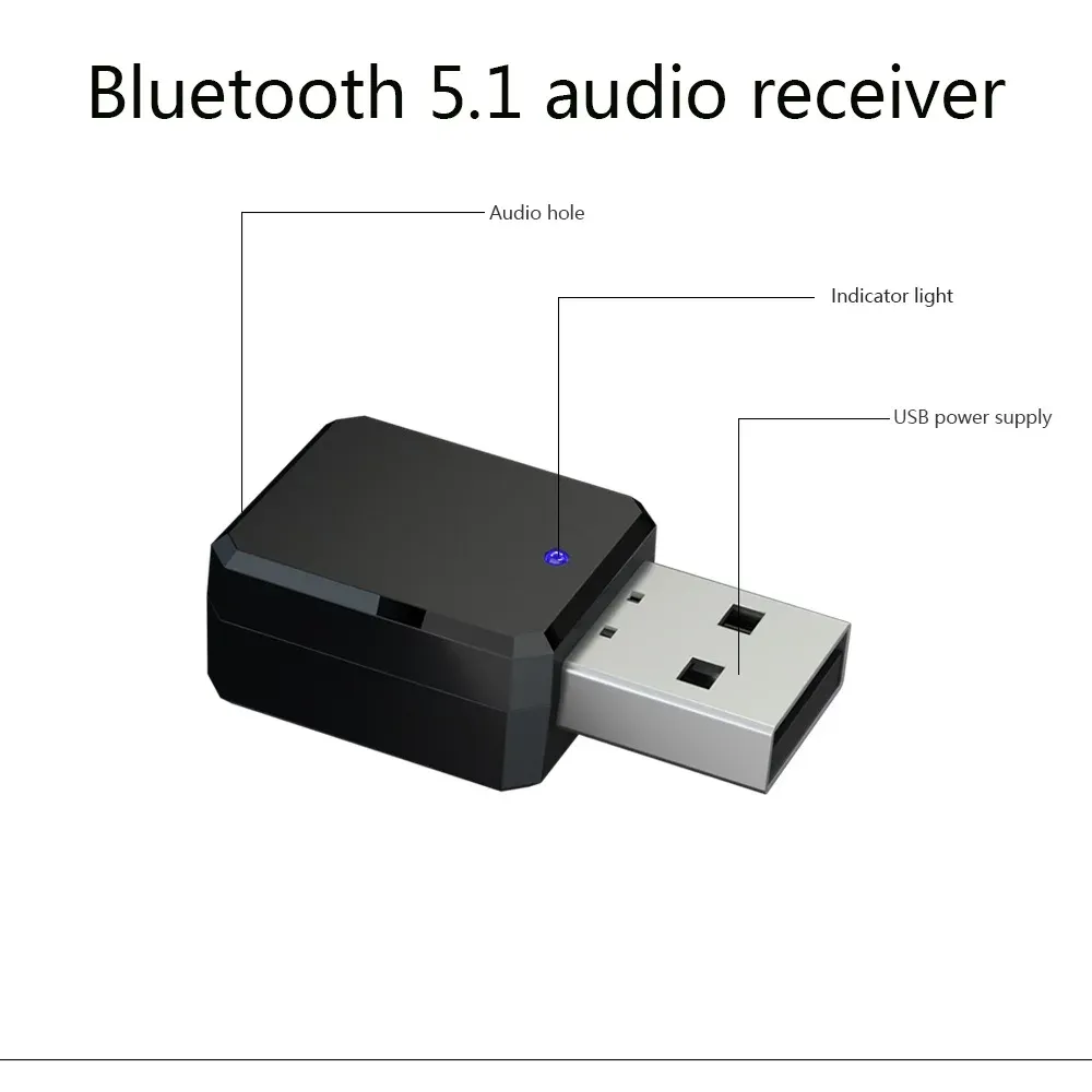 Récepteur Bluetooth pour voiture, détail du design