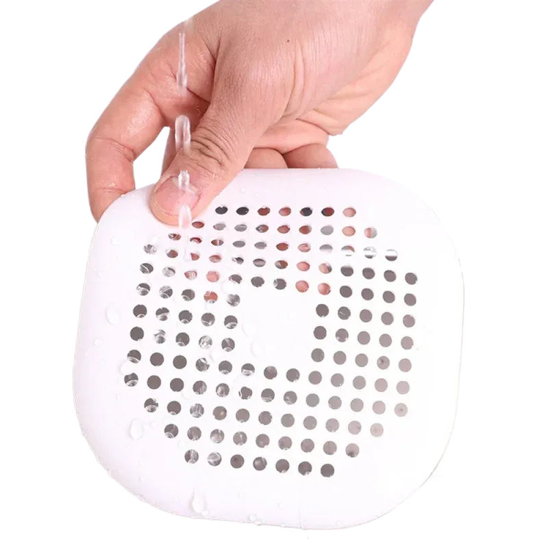 Bouchon de vidange en silicone avec attrape-cheveux pour douche et baignoire 3