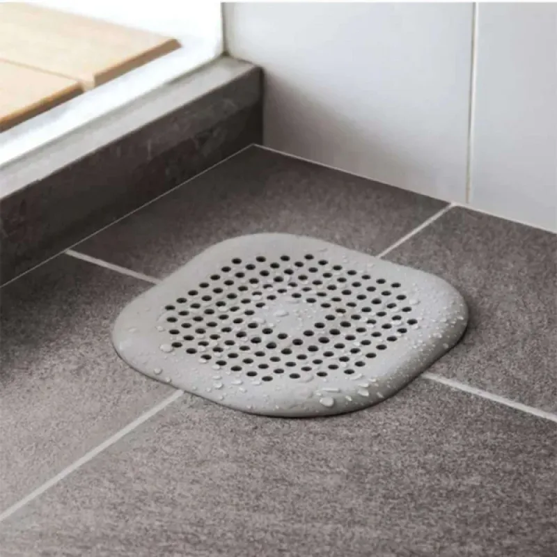 Bouchon de vidange en silicone avec attrape-cheveux pour douche et baignoire 5