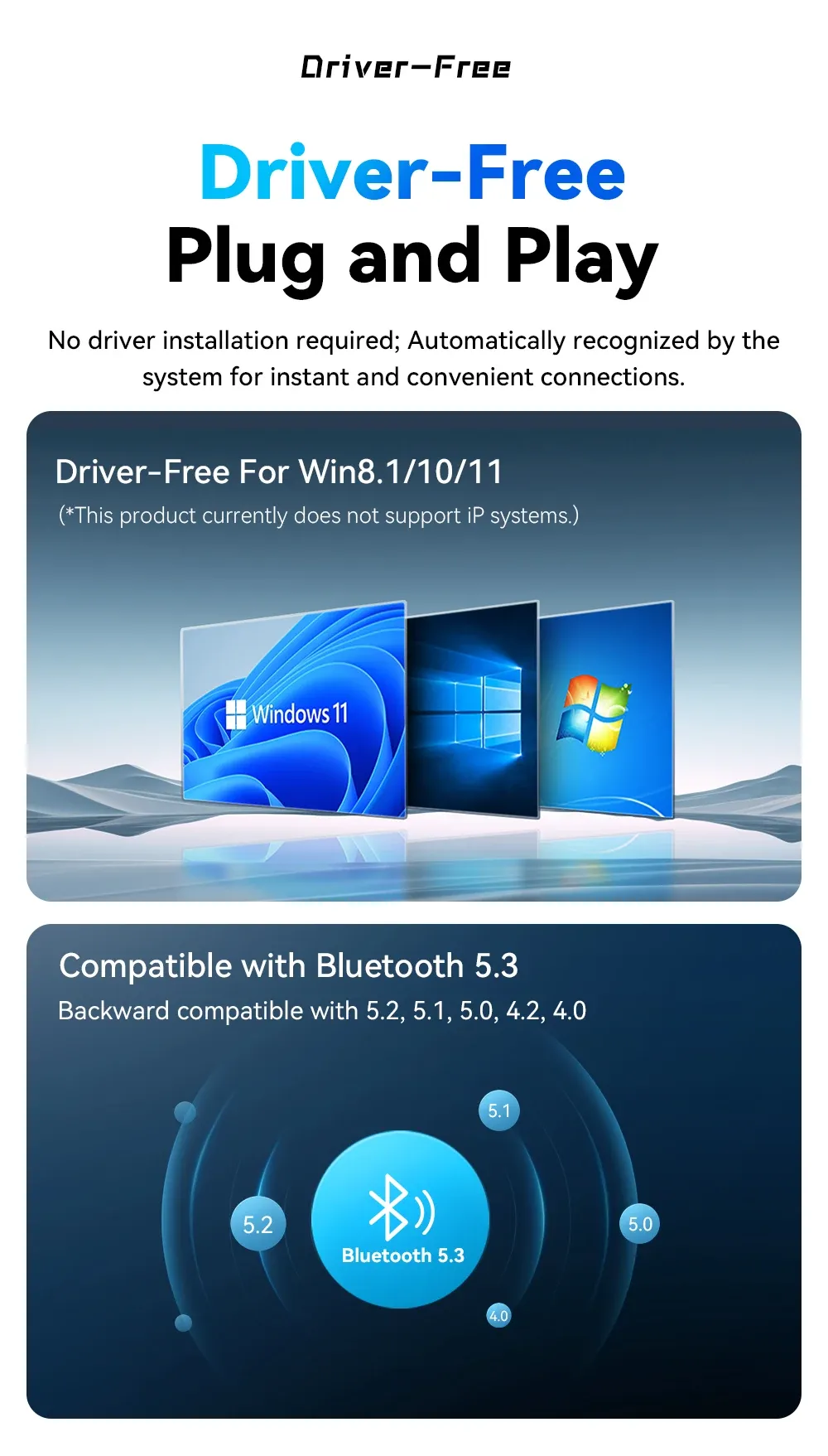 Adaptateur Bluetooth USB, connexion aux périphériques