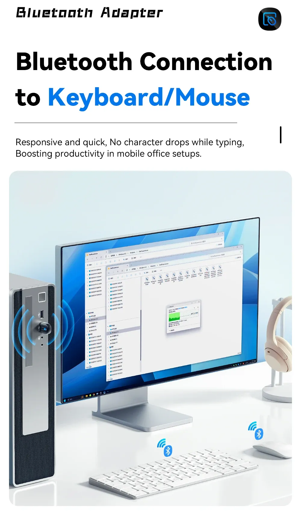 Adaptateur Bluetooth USB, finitions