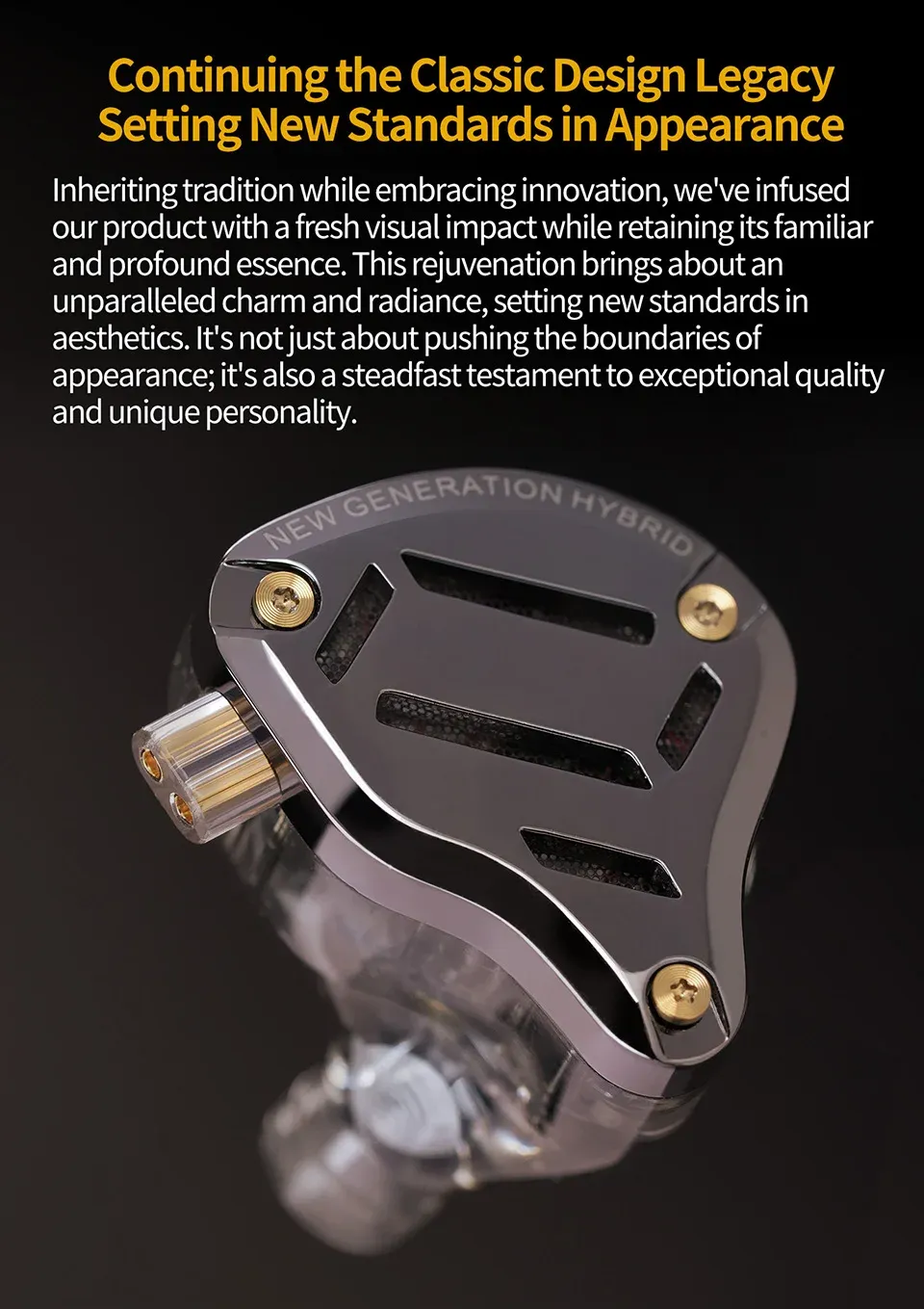 KZ ZS10 Pro 2 Édition Argent, détail