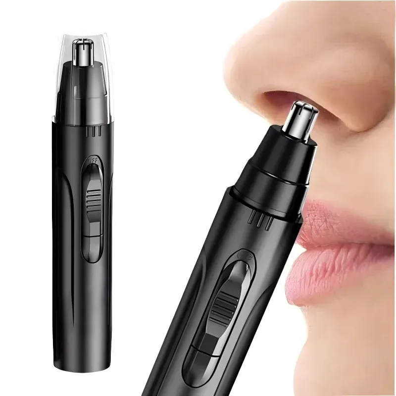 Tondeuse électrique noire indolore pour hommes et femmes, tondeuse à cheveux d'oreille et de nez, tondeuse professionnelle 6