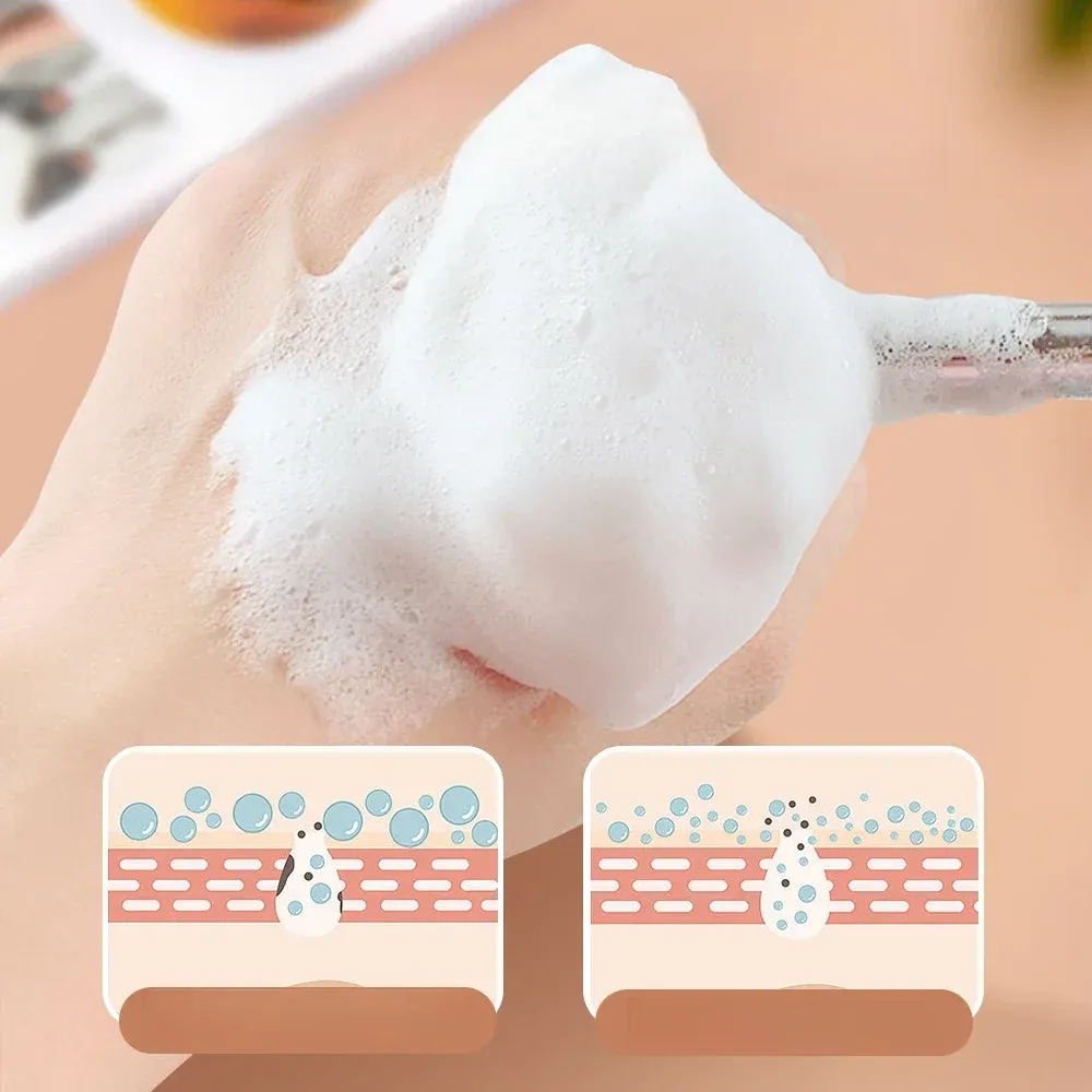 Brosse nettoyante visage portable à massage doux, pour exfoliation et soin des pores 3