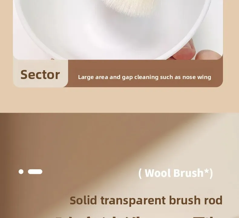 Brosse portable de soins de la peau