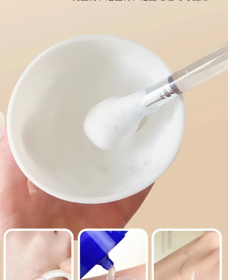 Brosse nettoyante, détails de la texture