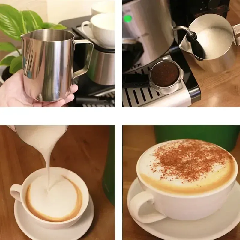 Tasses et pichet à mousse
