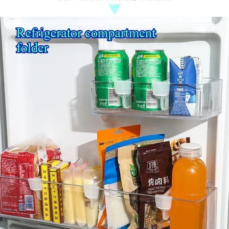 Détail du séparateur de rangement pour réfrigérateur