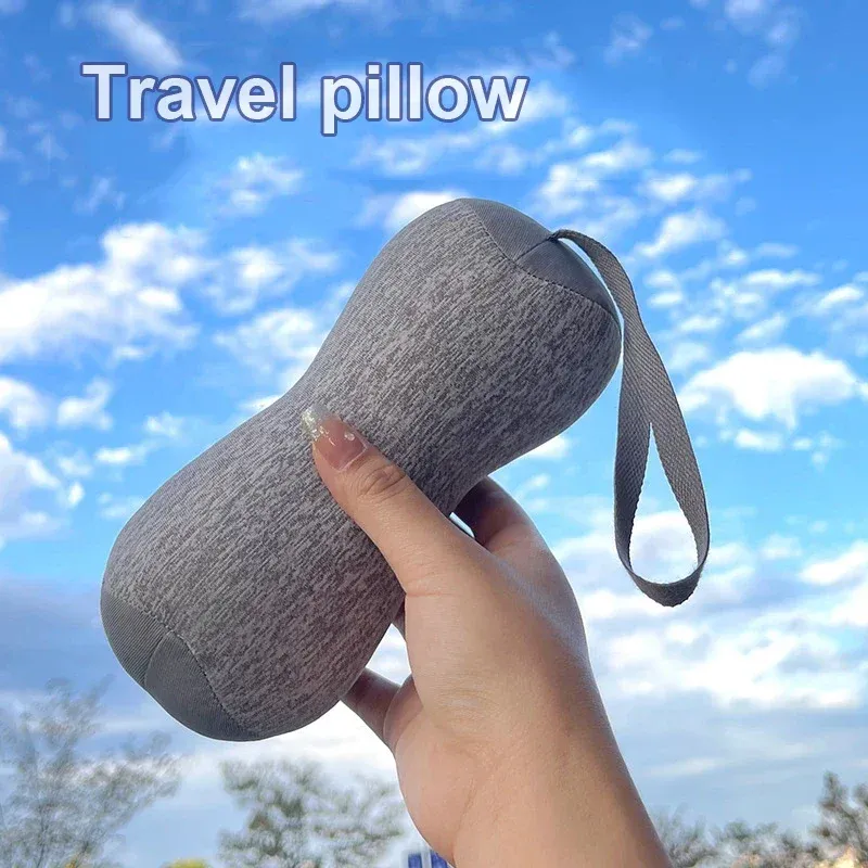 Mini oreiller cervical portable en forme de U, oreiller de voyage pour adultes, oreiller de bureau, oreiller de couchage pour le cou