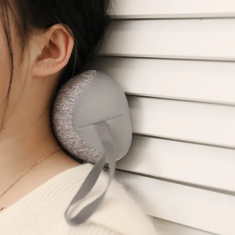 Mini oreiller cervical portable en forme de U, oreiller de voyage pour adultes, oreiller de bureau, oreiller de couchage pour le cou 2