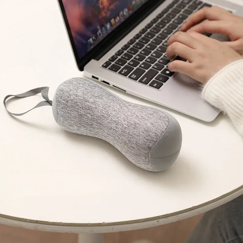 Mini oreiller cervical portable en forme de U, oreiller de voyage pour adultes, oreiller de bureau, oreiller de couchage pour le cou 4