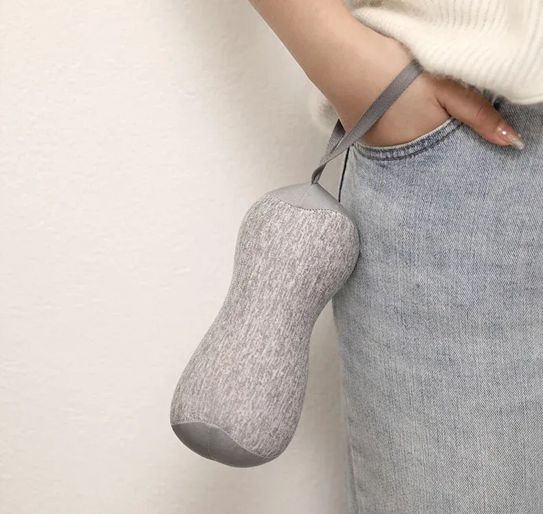 Coussin cervical en U, mise en situation