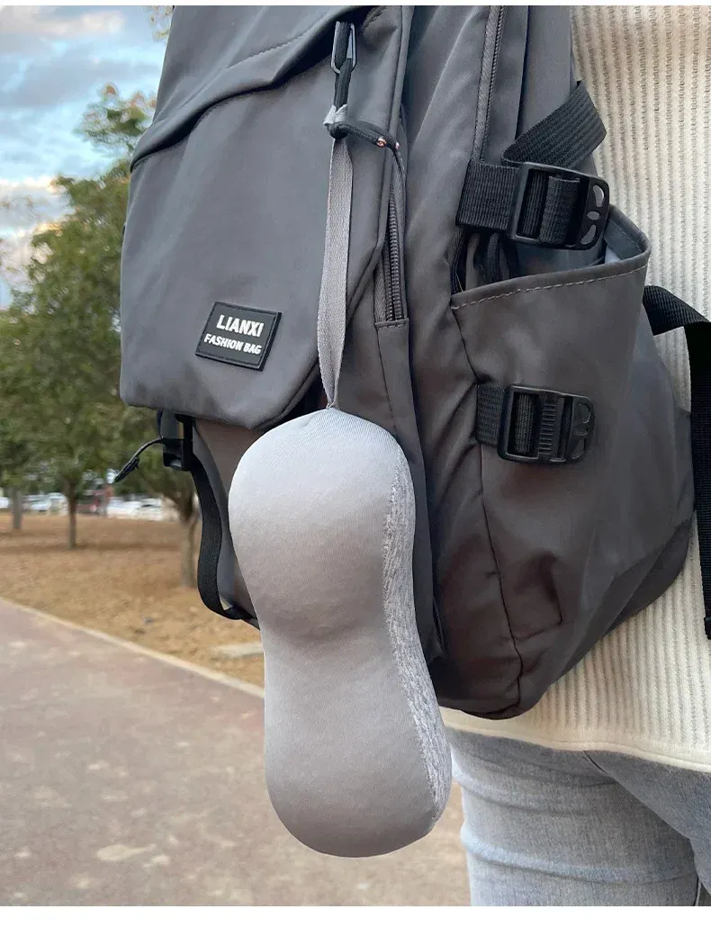 Coussin cervical en U, vue détaillée