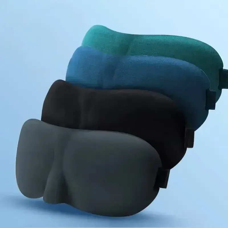 Masque de sommeil occultant confortable, bloque la lumière, pour femmes et hommes, idéal pour les voyages 1
