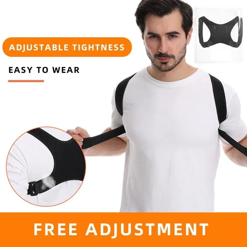 Ceinture de soutien posturale pour un meilleur alignement – Support dorsal léger pour la position assise et debout, aide au maintien d'une posture verticale 2